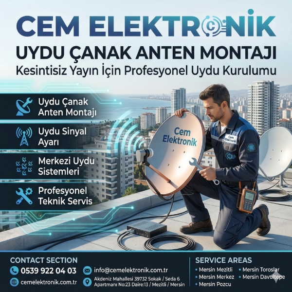 Uydu Çanak Anten Montaj